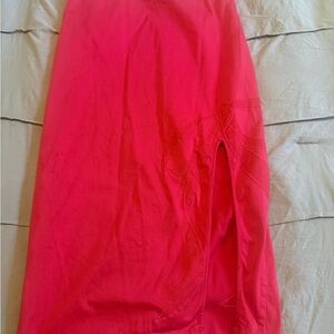 Maeve Vibrant Pink Pencil Skirt